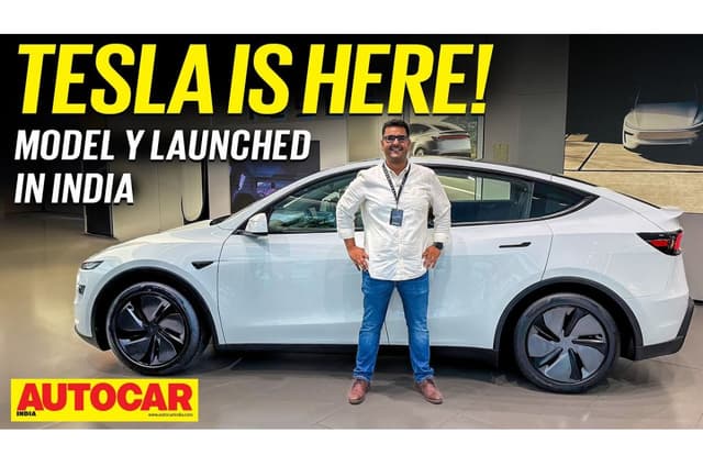 Tesla India showroom and Model Y walkaround video 